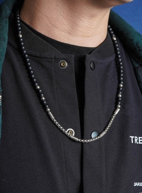 原创设计风饰品钛钢男士项链