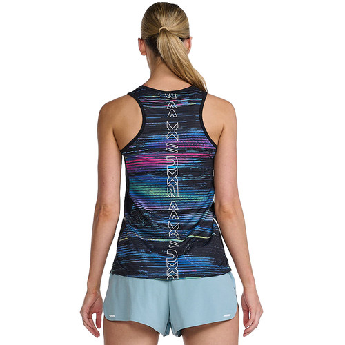 2XU Light Speed系列透气户外跑步运动背心无袖T恤女马拉松速干衣 - 图2