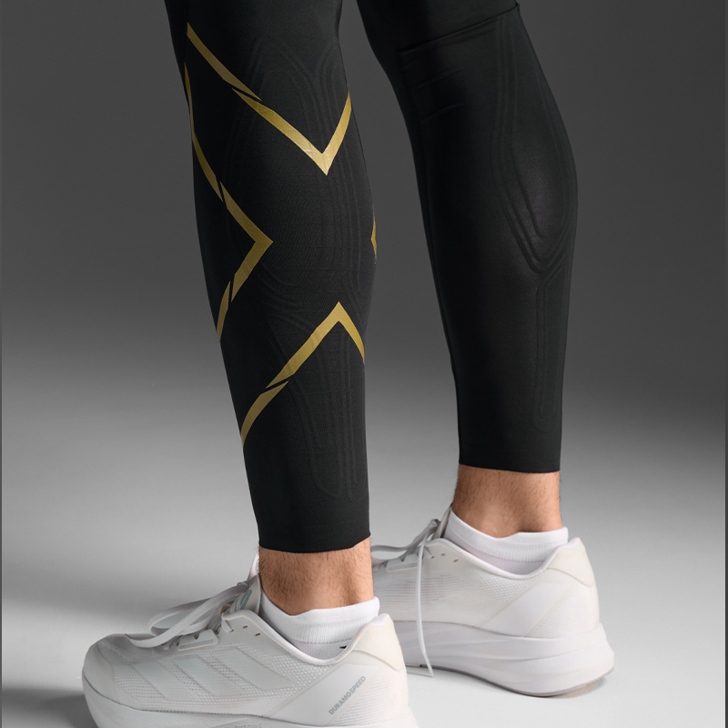 2XU Force系列压缩长裤男速干紧身裤户外跑步运动裤