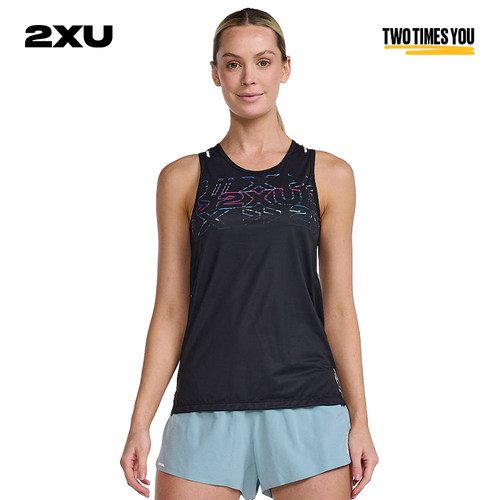 2XU Light Speed系列透气户外跑步运动背心无袖T恤女马拉松速干衣 - 图1