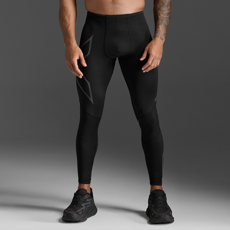 【燃烧裤】2XU 燃烧系列压缩长裤男士紧身加绒秋冬跑步裤防风保暖