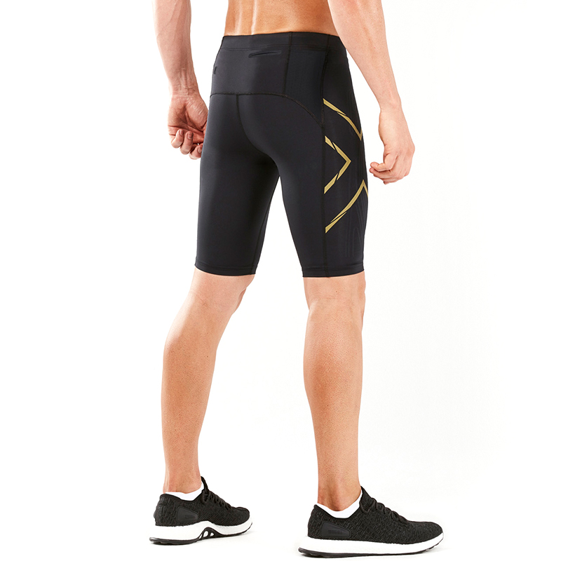 2XU Light Speed系列男士户外健身高强度MCS马拉松跑步压缩短裤