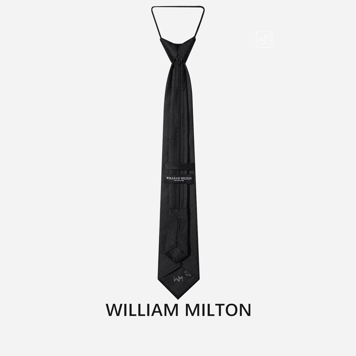 WILLIAM MILTON马到功成真丝刺绣领带男士高档拉链免打领带礼盒装,淘宝优惠券,粉丝福利购,淘宝优惠卷