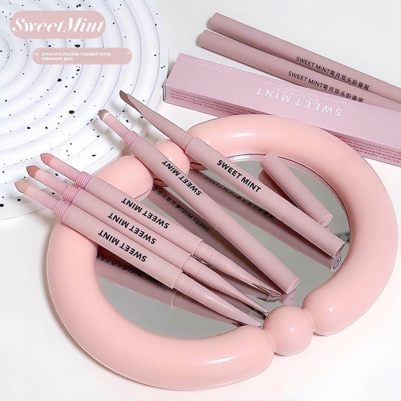 双头卧蚕笔珠光提亮晶晶哑光自然浅棕色极细眼线液阴影笔下至新手,淘宝优惠券,粉丝福利购,淘宝优惠卷