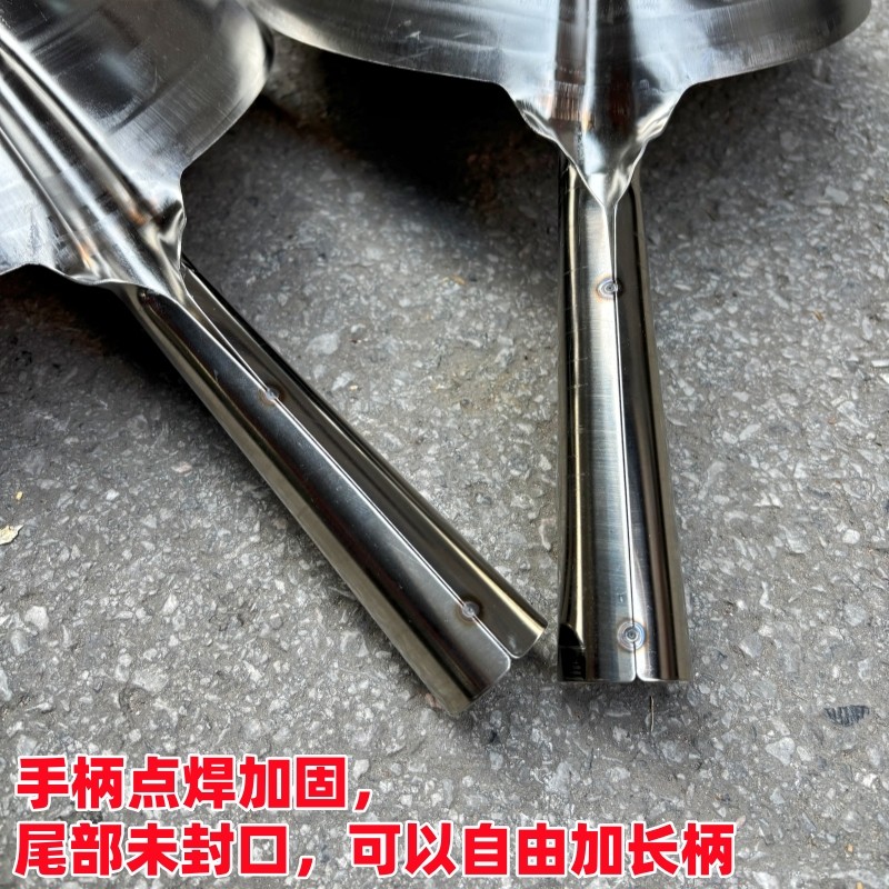 一体加厚不锈钢水瓢厨房铁漂大容量耐用铁水舀食堂勺连柄圆底瓜瓢,淘宝优惠券,粉丝福利购,淘宝优惠卷