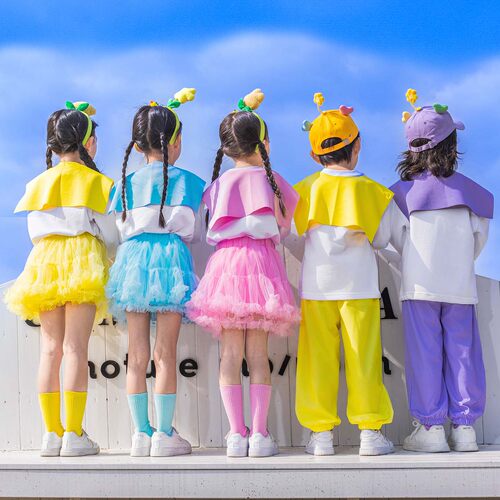 六一儿童合唱演出服朗诵小学生运动会开幕式服装啦啦队幼儿园表演 - 图3