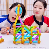 Магнитная интеллектуальная интеллектуальная игрушка Монтессори, вариационный магнитный конструктор, раннее развитие, интеллектуальное развитие, подарок на день рождения