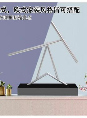 牛顿摆钢铁侠混沌摆永机摆件高档创意商务礼品家居反重力模型