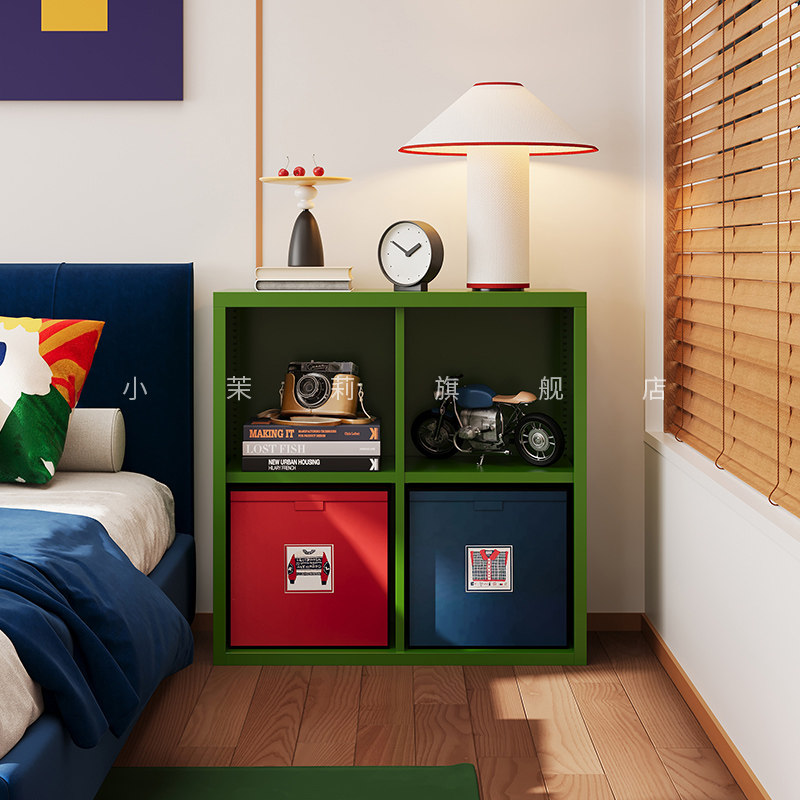 金属ins风床边柜卧室创意床头柜中古包豪斯铁皮收纳柜卧室电视柜,淘宝优惠券,粉丝福利购,淘宝优惠卷