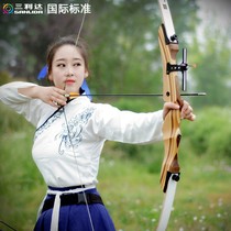 Professional childrens bow and arrow shooting archery sports competition training competitive recurve compound entry-level bow and arrow alloy set