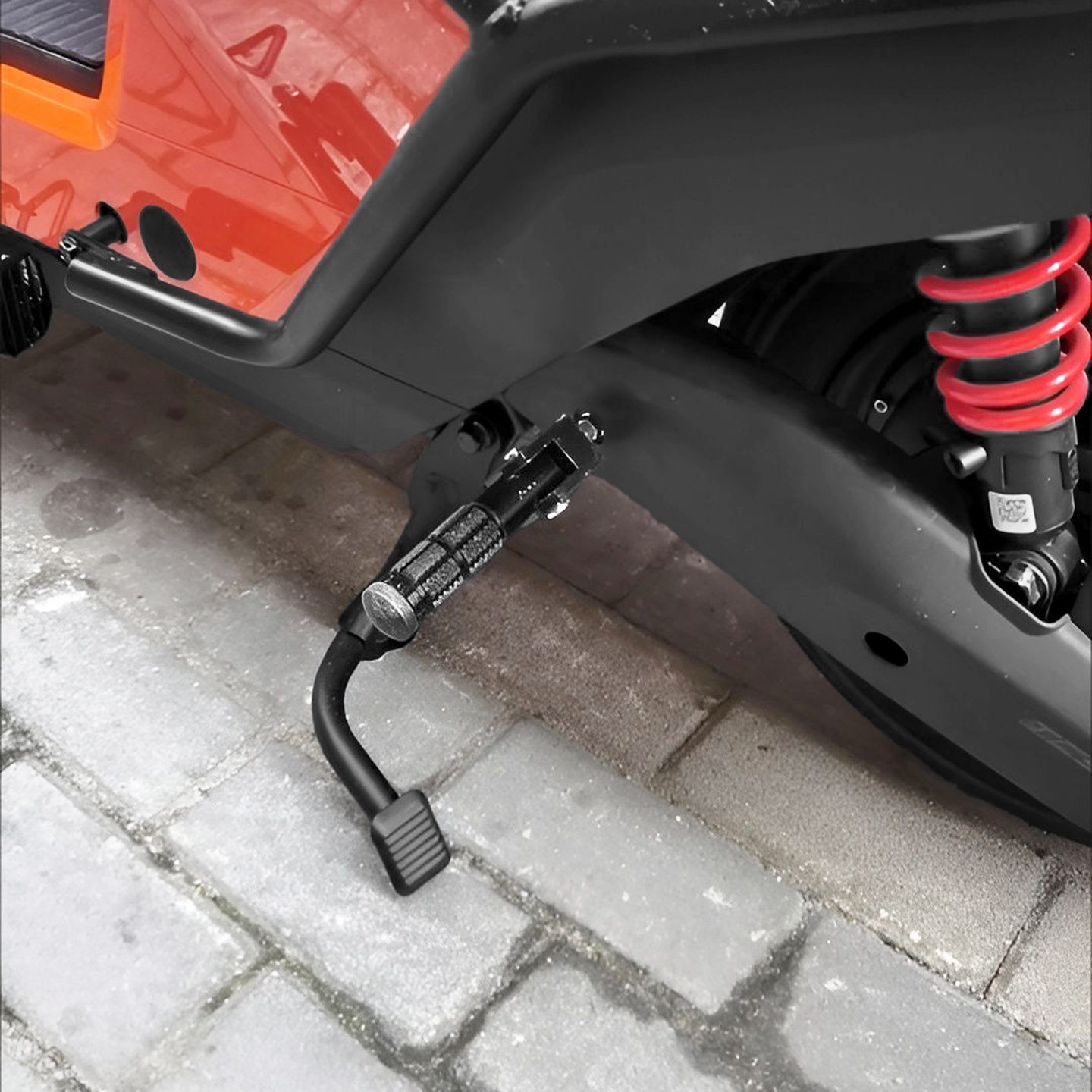 适用于极核新款电动车AE5i AE5i Pro 折叠脚踏改装脚踏后座改装件 - 图2