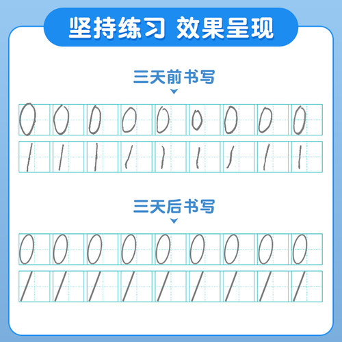 幼小衔接数字练字帖控笔训练描红本学前班幼儿园专用初学者儿童练字本临摹拼音练字帖幼儿写字入门中班大班练习册3岁4一年级小学生 - 图3