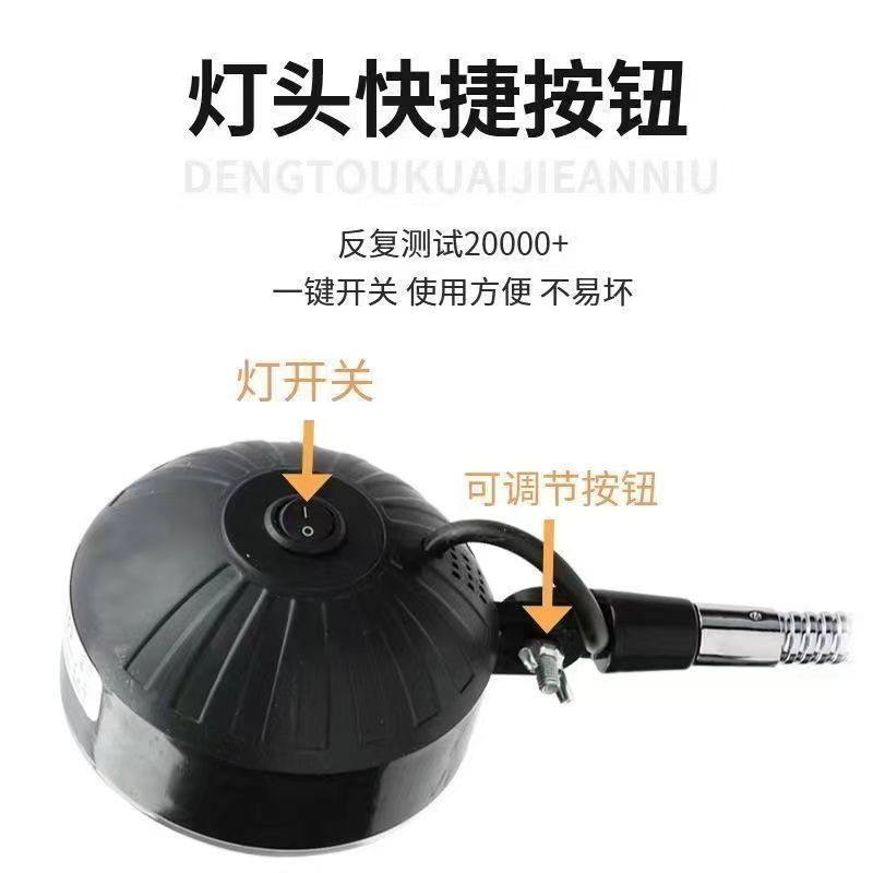 led机床工作灯220v冲铣磨床照明灯软杆万向弯曲灯数控机床灯24V,淘宝优惠券,粉丝福利购,淘宝优惠卷