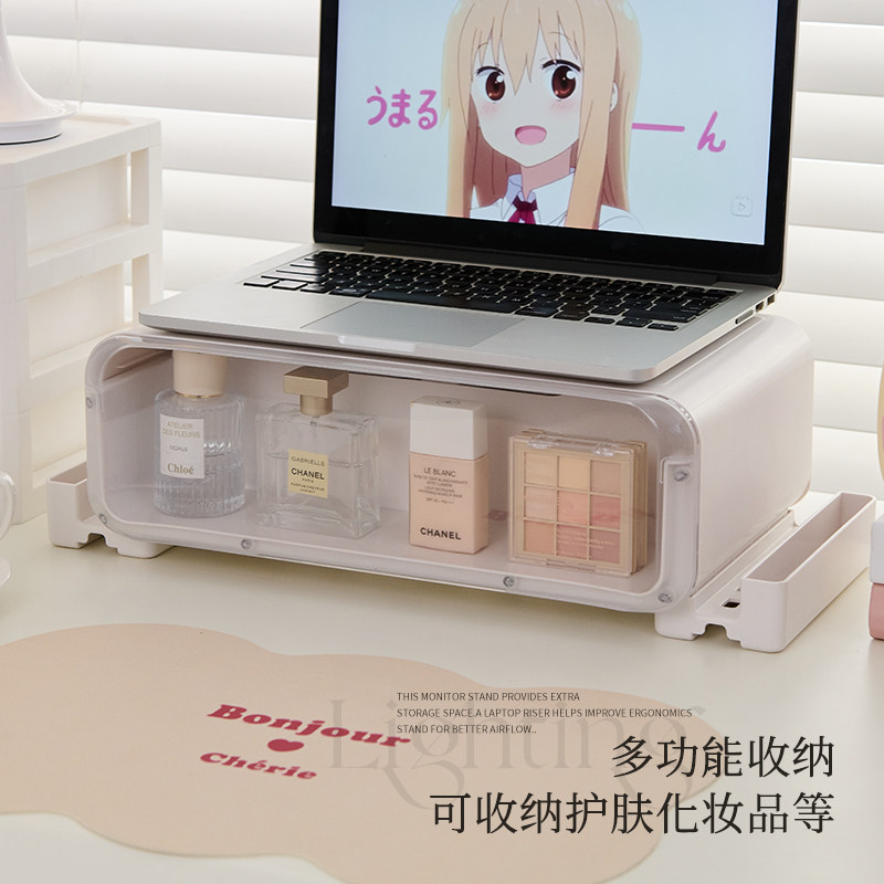 小号桌面显示器增高架盲盒手办收纳展示架透明置物架学生书桌办公,淘宝优惠券,粉丝福利购,淘宝优惠卷