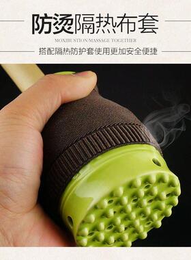 供应宫廷艾灸罐艾灸杯温灸仪陶瓷刮痧杯器 家用美容院防烫小灸罐