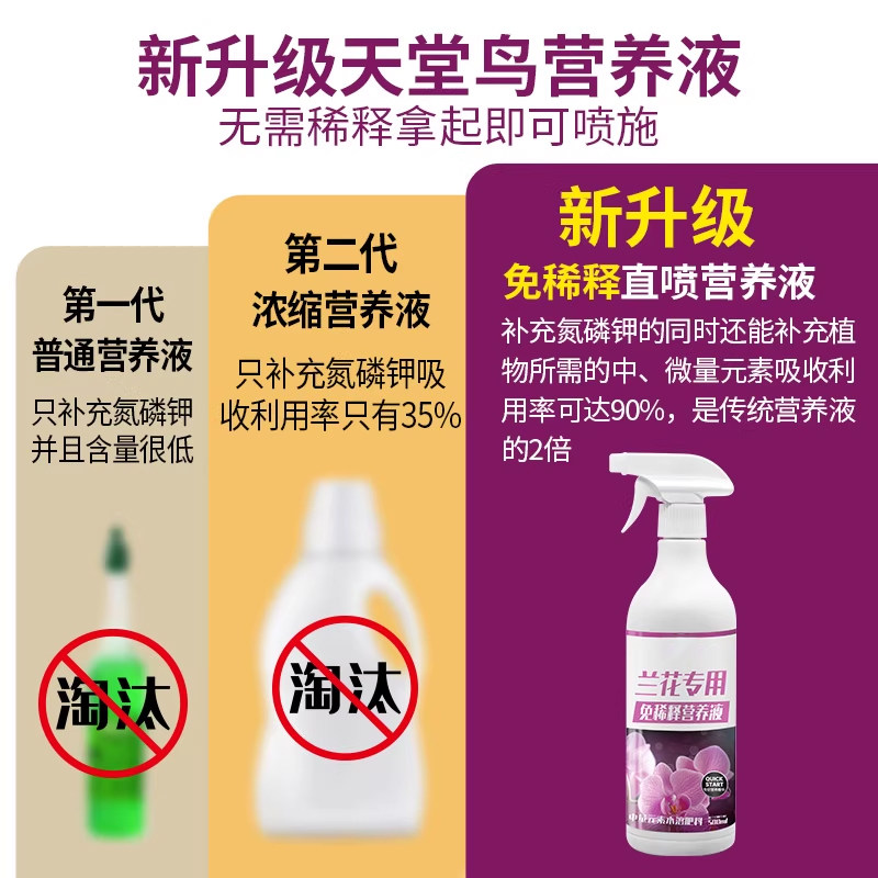 免稀释兰花专用营养液肥兰科植物蝴蝶兰君子兰墨兰促开花有机肥料,淘宝优惠券,粉丝福利购,淘宝优惠卷