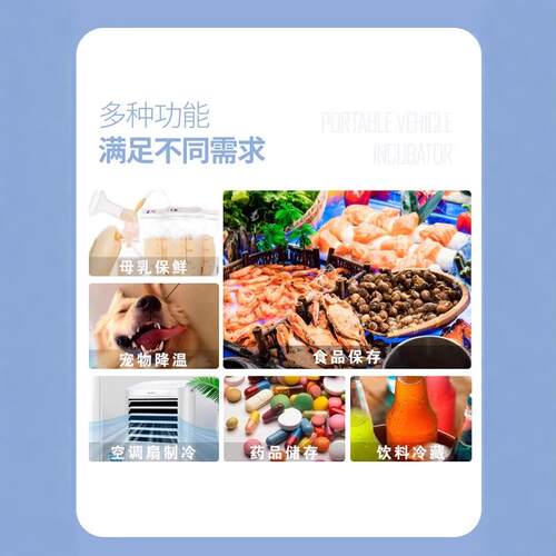 冰晶盒反复使用空调扇制冷冰板蓝冰冷冻保鲜降温摆摊商用冰砖冰袋 - 图2