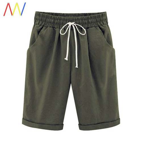 Women Summer clothes plus size fat big Shorts Short pants - 图2