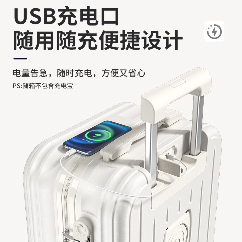 Small Fresh Suitcase Large Capacity Multifunctional Suitcase - 图1