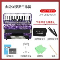 New Pinkin Cup Accordion 60 96120 Bass Beginner Adult Accordion Instrument Three Four Rows Of Spring Accordion