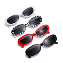 Summer Retro Sunglases for Women Small Oval Frame Sun Glass