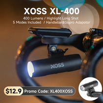 XOSS Bike Light Headlight Waterproof USB Rechargeable MTB Fr