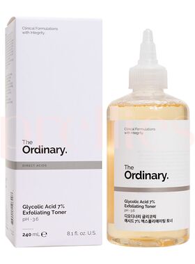 The Ordinary 7%甘醇酸去角质爽肤水240毫升有助去除肌肤表皮角质