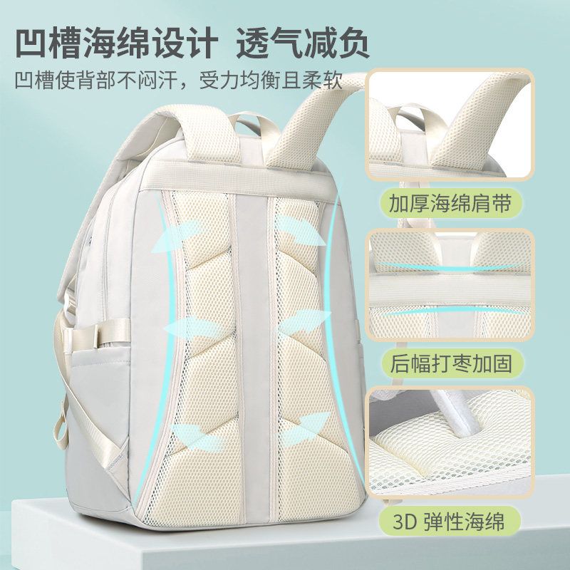 爱迪生女初中生2023新款大学双肩包 迪普森双肩背包