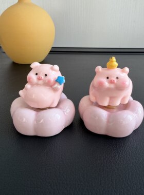 无网红树脂转转可爱治装饰摆件