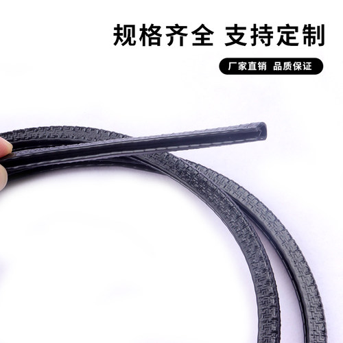 橡胶包边条u型骨架密封条机械钣金桥架防割手装饰护口保护条卡条 - 图2