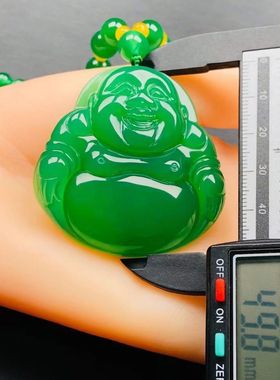 天然翡翠色百搭玉髓观音