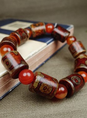 藏区回流老料高油包浆真品