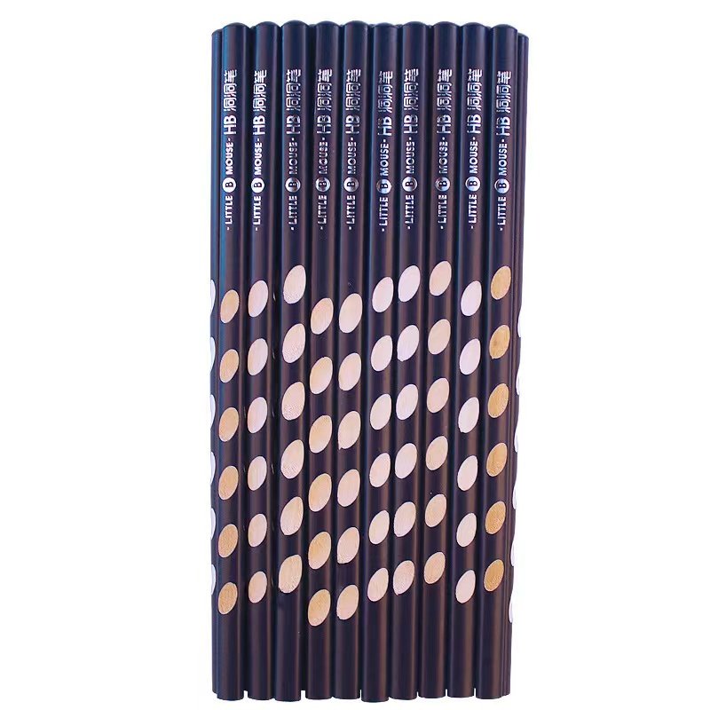 洞洞笔正姿铅笔幼儿园专用矫正握姿铅笔小学生涂抹加粗三角杆HB,淘宝优惠券,粉丝福利购,淘宝优惠卷