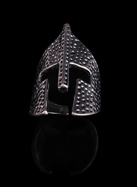 欧美复古斯巴达勇士头盔面具项链男士个性霸气潮人吊坠欧美毛衣链