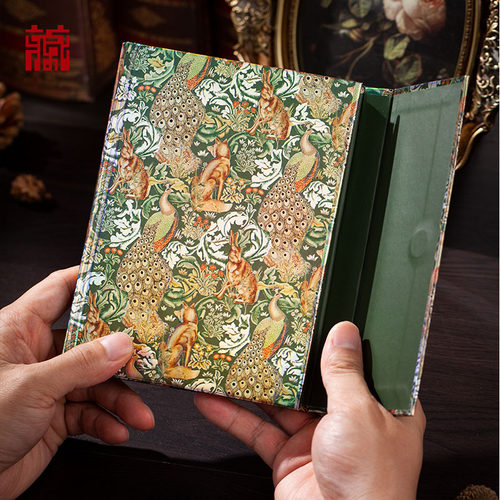 广东省博物馆威廉·莫里斯特展系列精装笔记本展览周边创意文具 - 图0