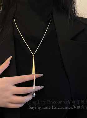 极简几何三角项链秋冬高级感配饰