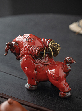 牛转乾坤时来运转创意礼品摆件