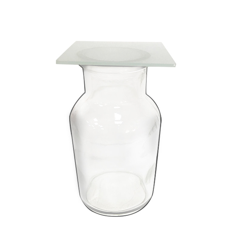 集气m瓶 60ml 125l 250ml 500ml 配套磨砂玻璃片 气体收集瓶