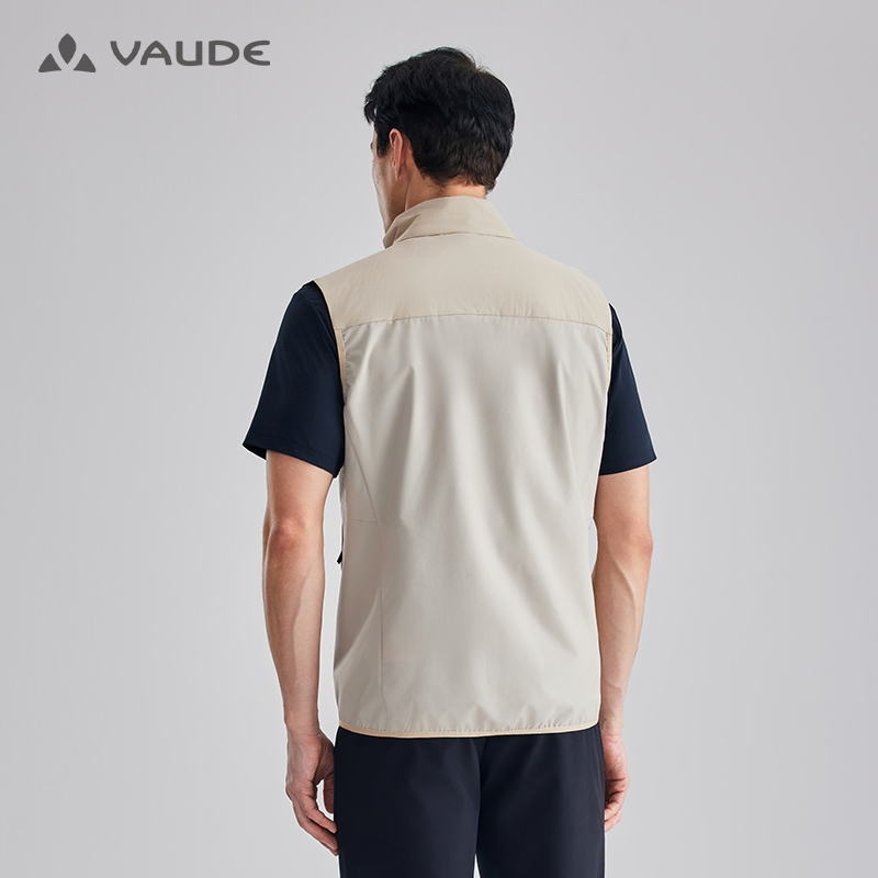 VAUDE巍德棉服马甲男户外运动防风防泼水P棉背心棉服宽松显瘦外套-图2