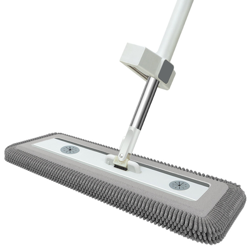 雪尼尔拖把家用免手一拖新款懒人湿两用拖地神器大号拖布吸水1