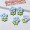 Glossy resin diy accessories sunflower tulip