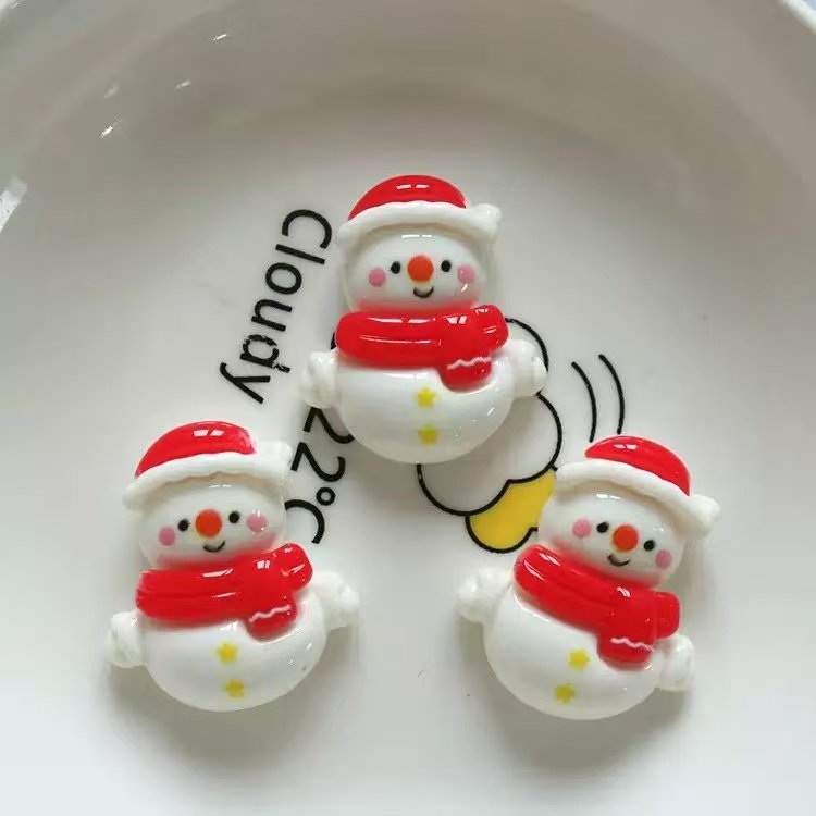 亮面圣诞套装卡通树脂饰品配件diy手机壳奶油胶手工发夹DIY贴片,淘宝优惠券,粉丝福利购,淘宝优惠卷