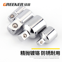 Green Forest Sleeve Conversion Head 1 21 43 8 Large Size 1 4 Inch Sleeve Wrench Ratchet Wheel Inter-Turn Steel Bar Pneumatic Wrench Wrench Transfer Head Changing Head