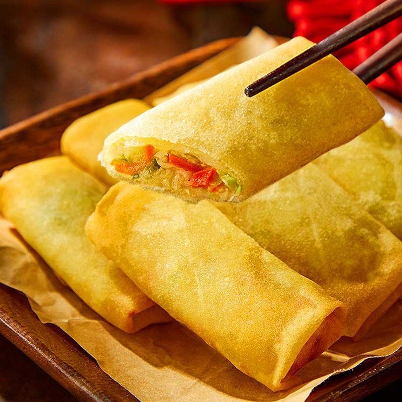 思念酥皮豆沙春卷素三丝油炸空气炸E锅小吃家庭早餐速食冷冻半成,淘宝优惠券,粉丝福利购,淘宝优惠卷