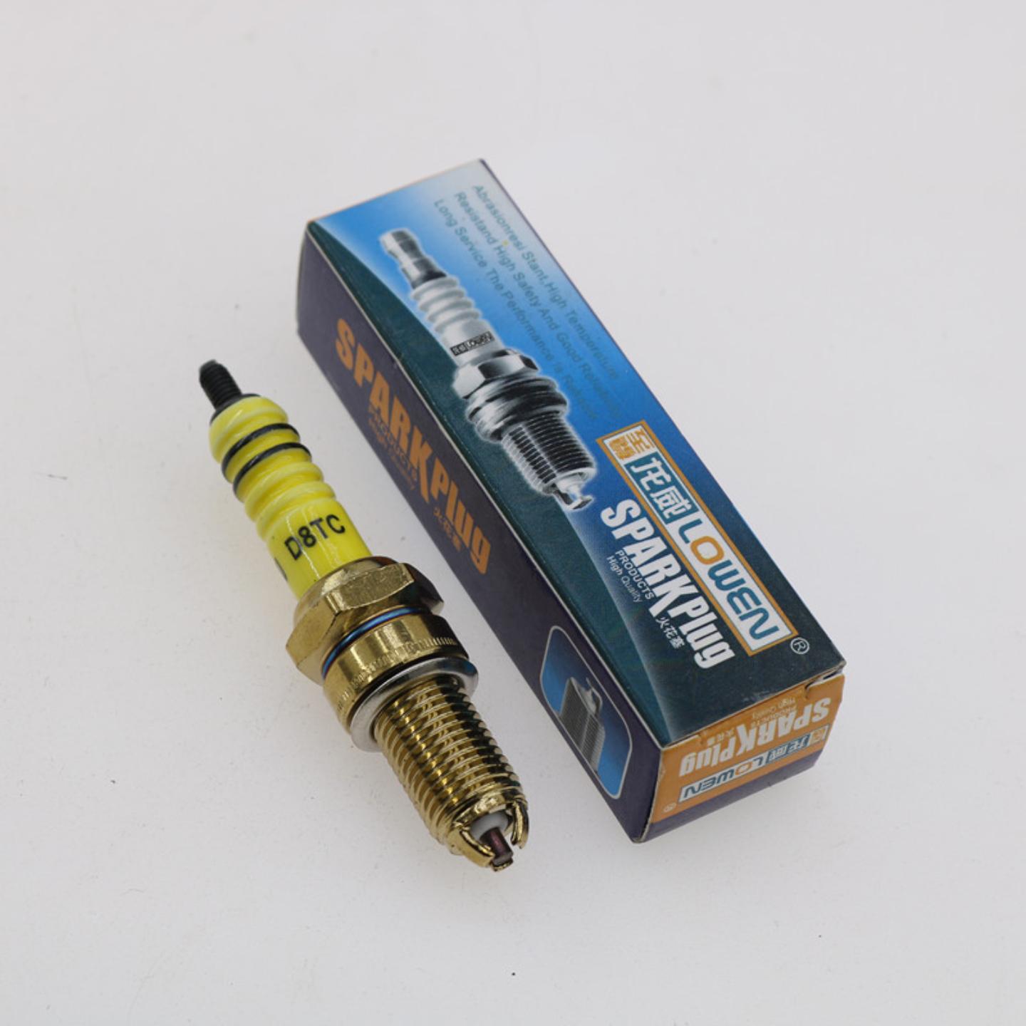 摩托车配件A7TC D8TC 100 110 125 150三爪三级节能火花塞 - 图1