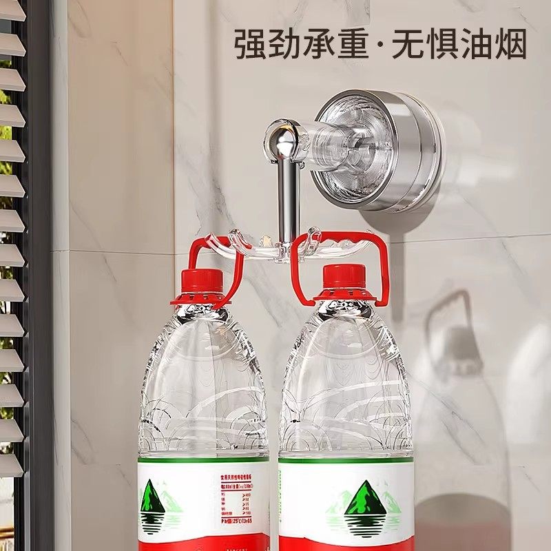 吸盘六爪挂钩可旋转免打孔壁挂式家用锅具厨具铲子勺微波炉清洁器,淘宝优惠券,粉丝福利购,淘宝优惠卷