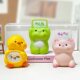 Duck holding a sign, desktop ornament, frog, mood stabilizing artifact, healing and wealth-producing puppy, desk decoration gift