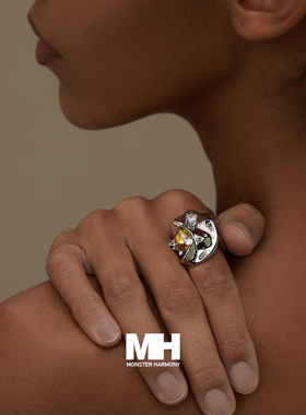 monsterharmony原创镶钻黄宝石