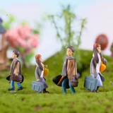 Маленькая багажная кукла для влюбленных подходит для мужчин и женщин, декор, цветочный горшок, микро пейзаж, «сделай сам»