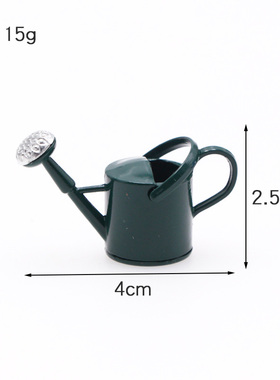 迷你铁皮喷壶仿真浇花洒水壶摆件